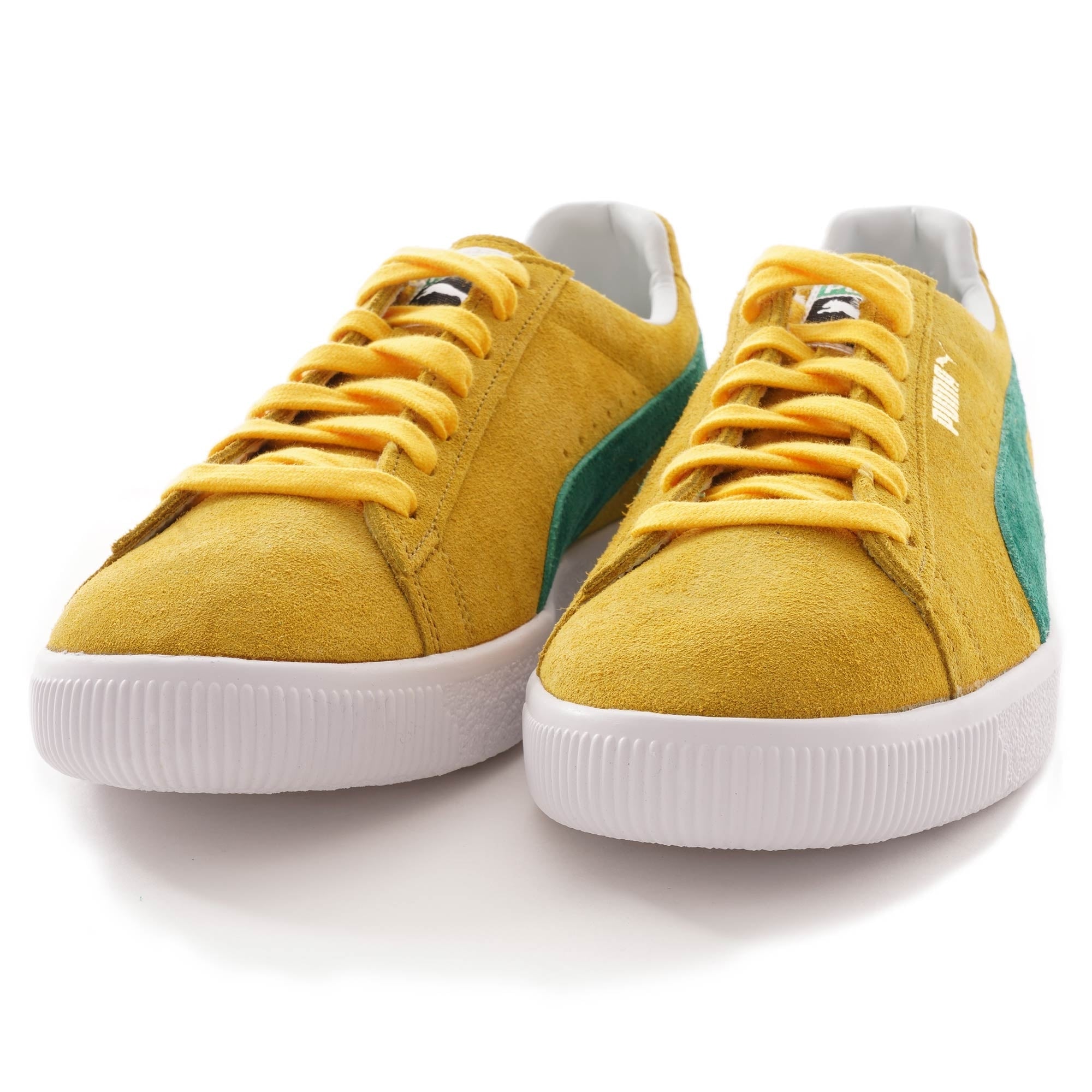 Suede VTG Trainers - Yellow/Green