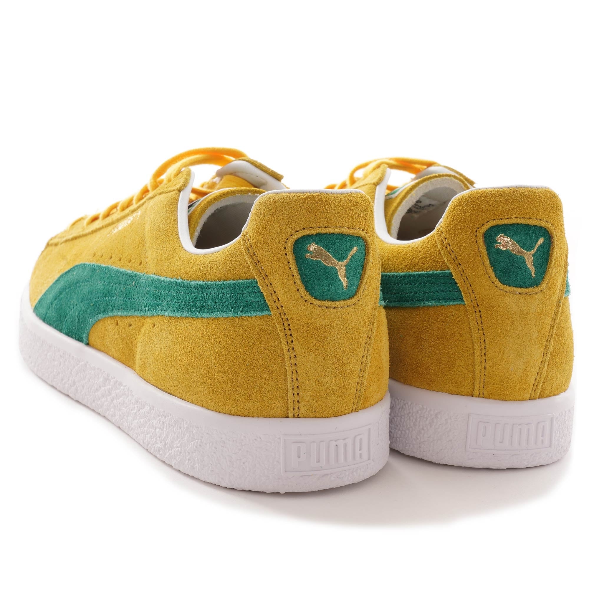 Suede VTG Trainers - Yellow/Green