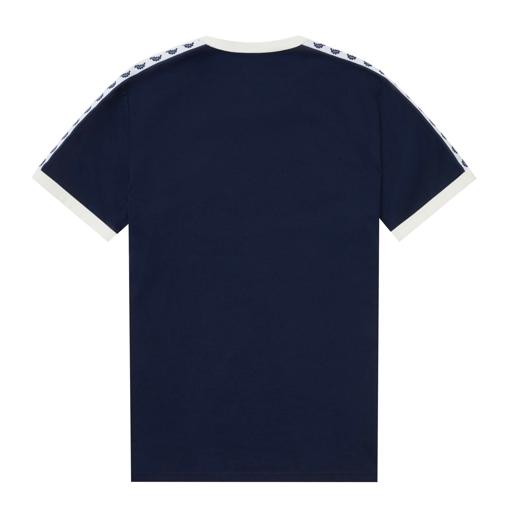 Fred Perry Tonal Taped Ringer T-Shirt - Carbon Blue