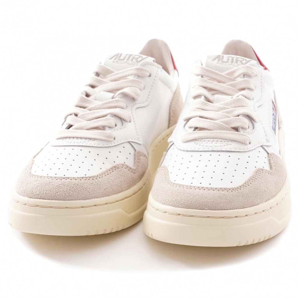 Medalist Low Leather/Suede - White/Red