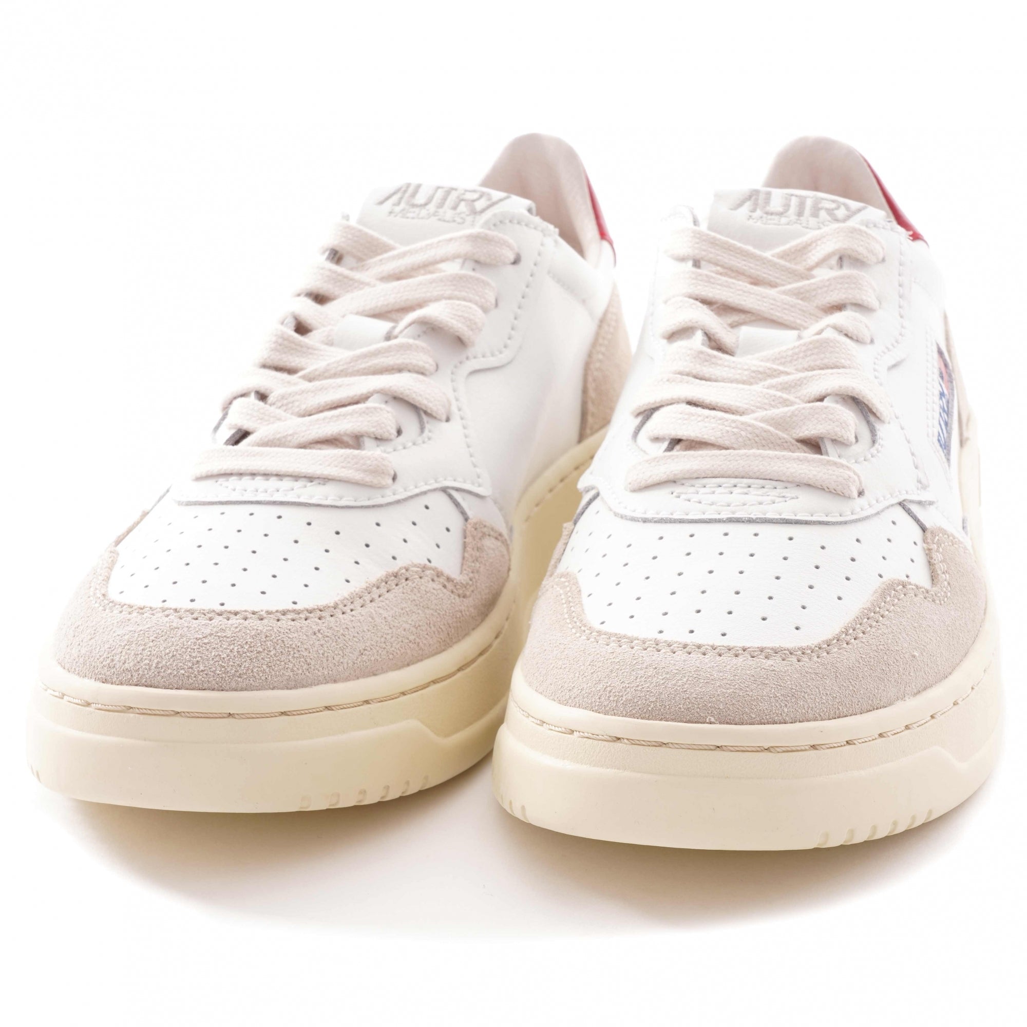 Medalist Low Leather/Suede - White/Red