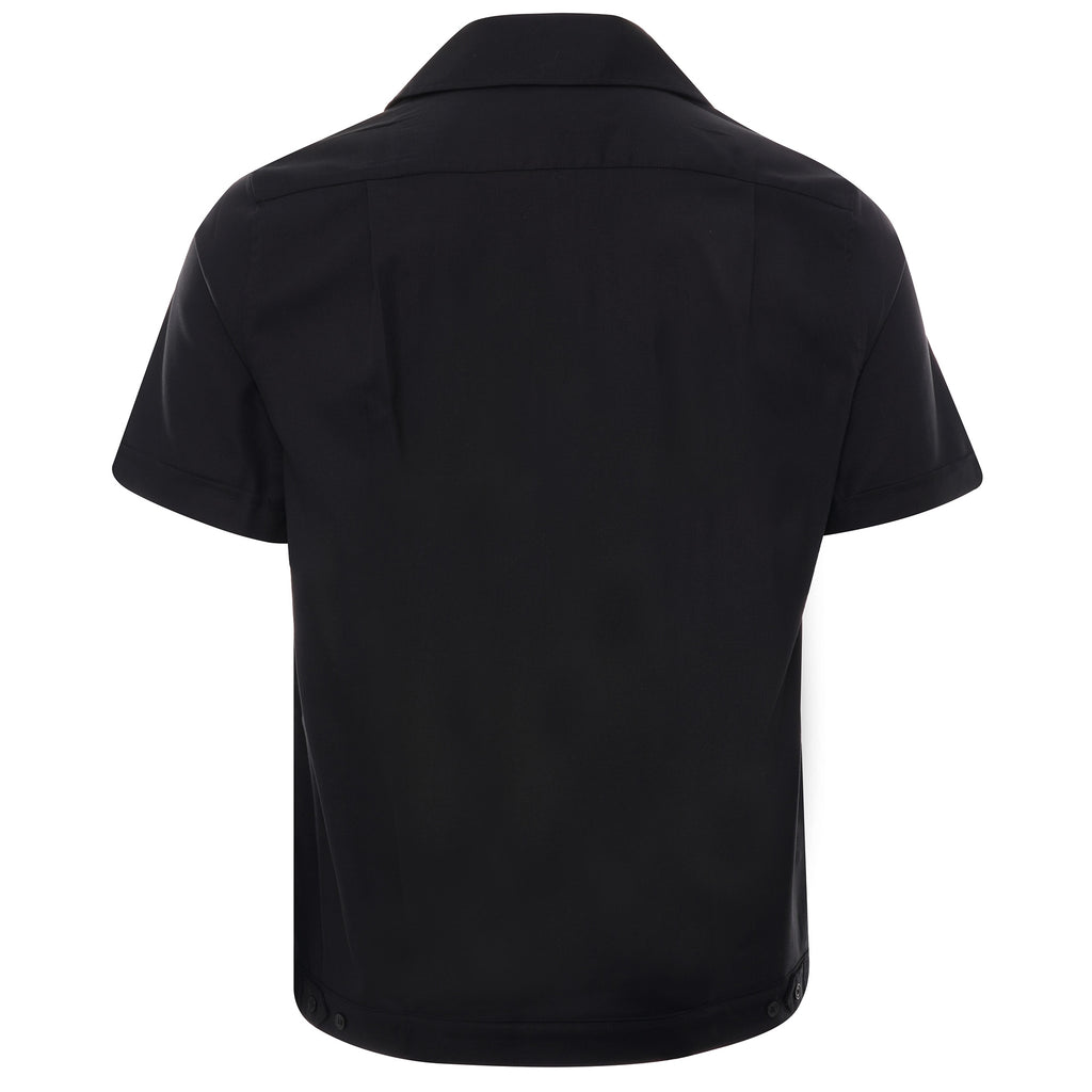 Revere Collar Shirt - Black