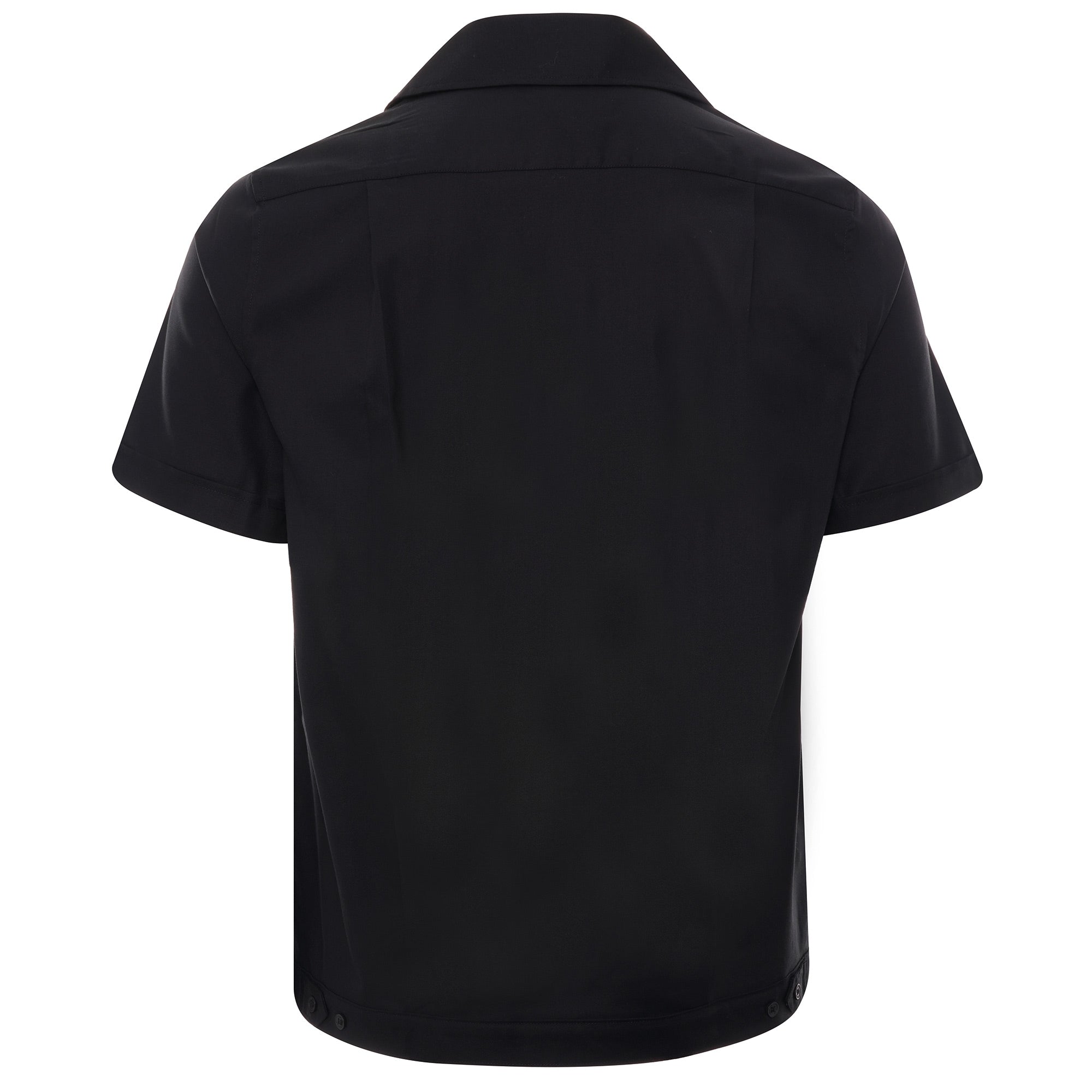 Revere Collar Shirt - Black