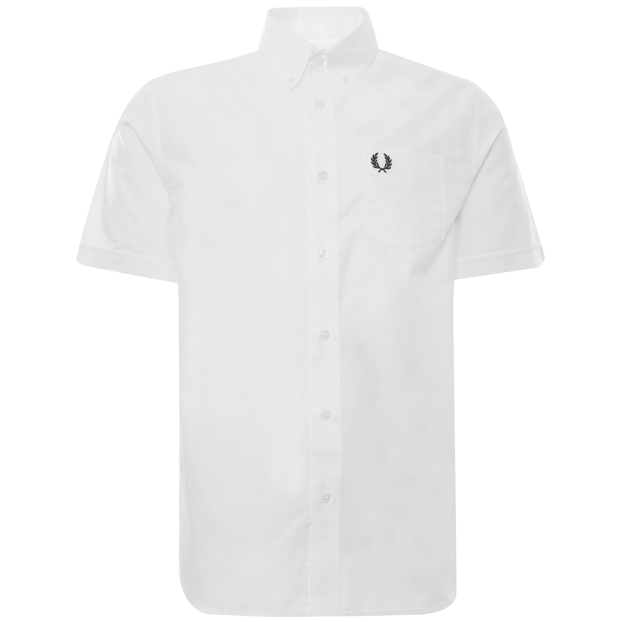 Short Sleeve Oxford Shirt - White