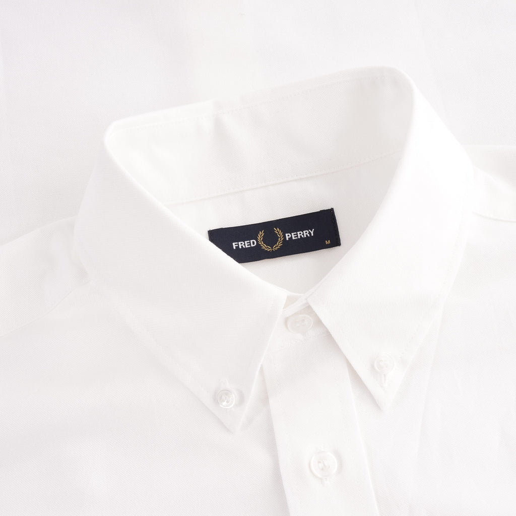 Short Sleeve Oxford Shirt - White