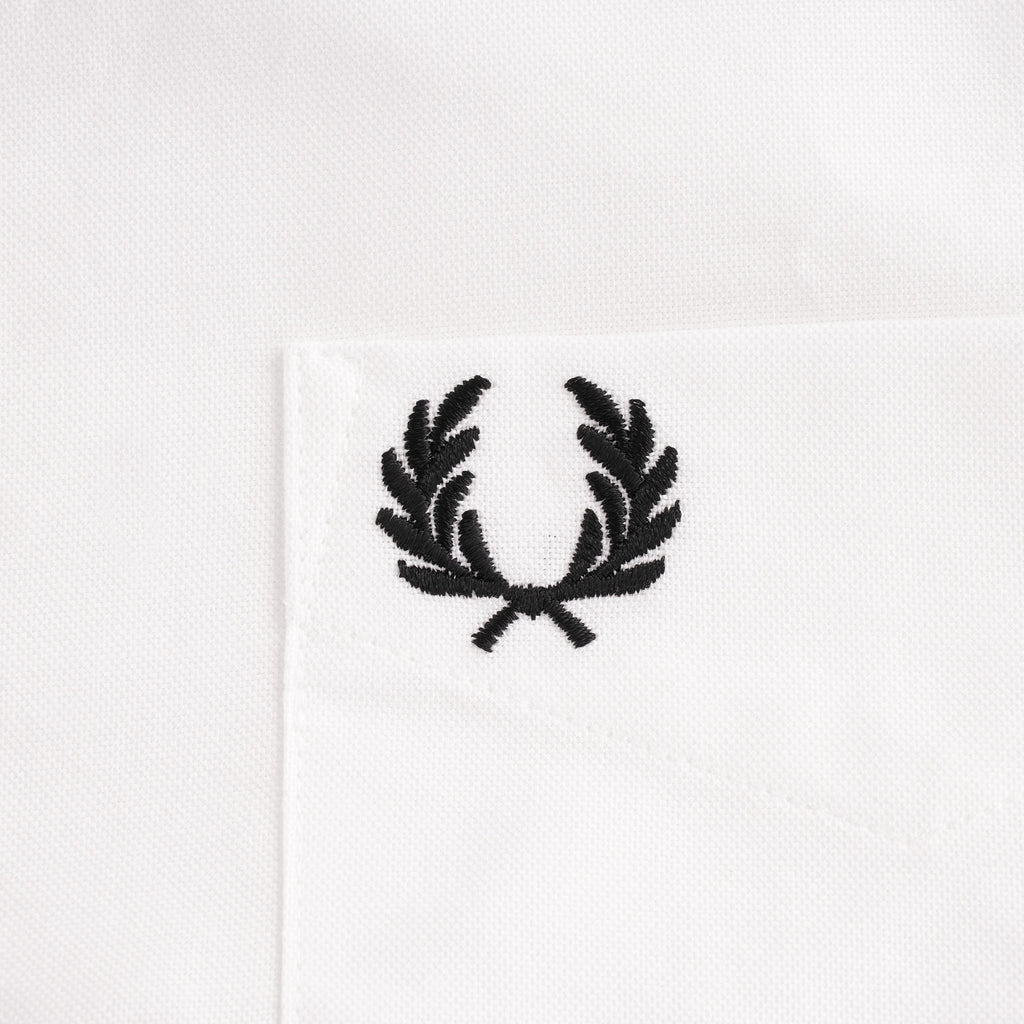 Short Sleeve Oxford Shirt - White