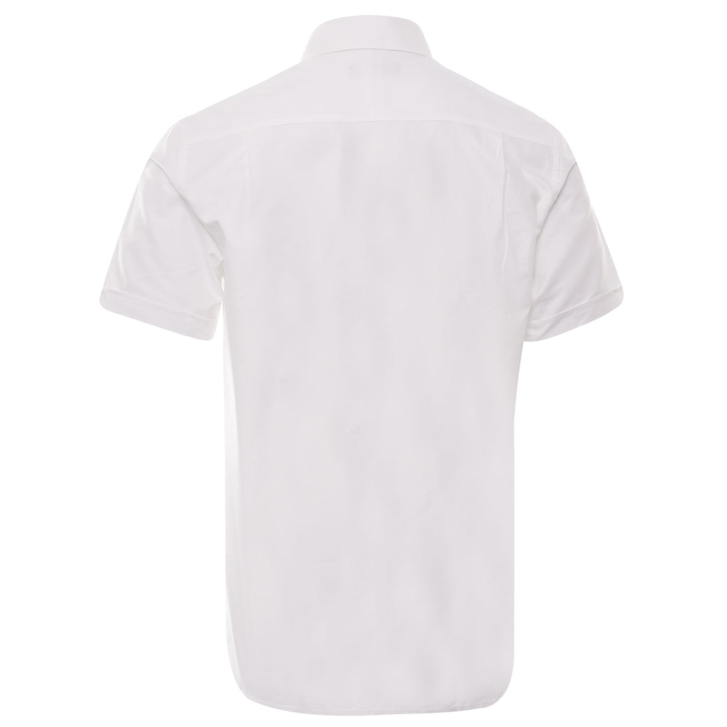 Short Sleeve Oxford Shirt - White