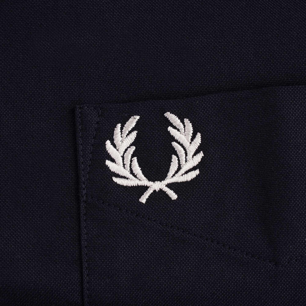 Short Sleeve Oxford Shirt - Navy