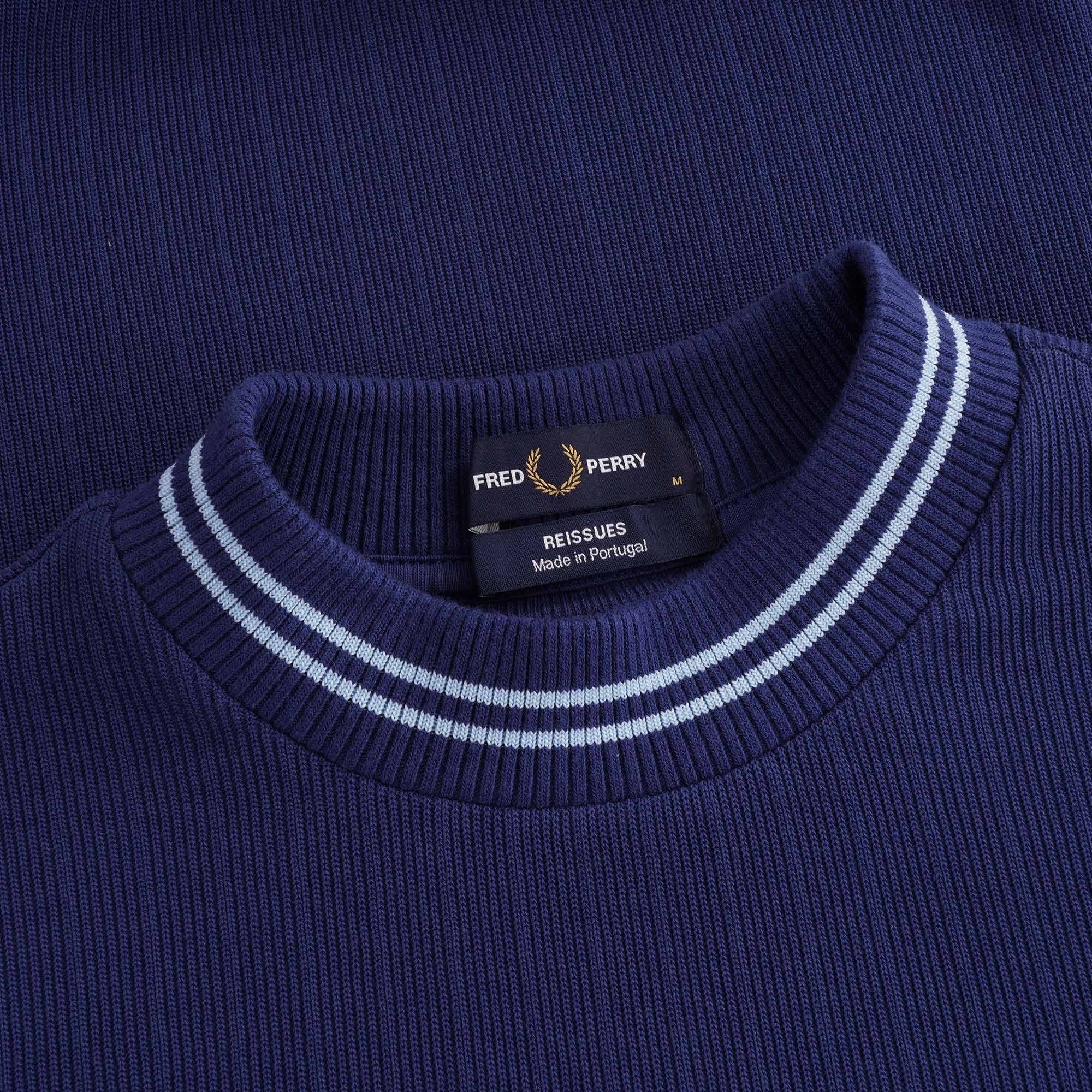 M7 Crew Neck Pique T-Shirt - French Navy