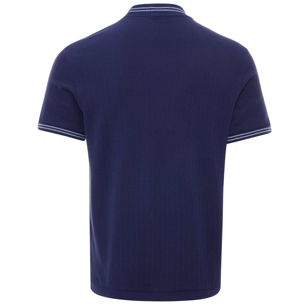 M7 Crew Neck Pique T-Shirt - French Navy