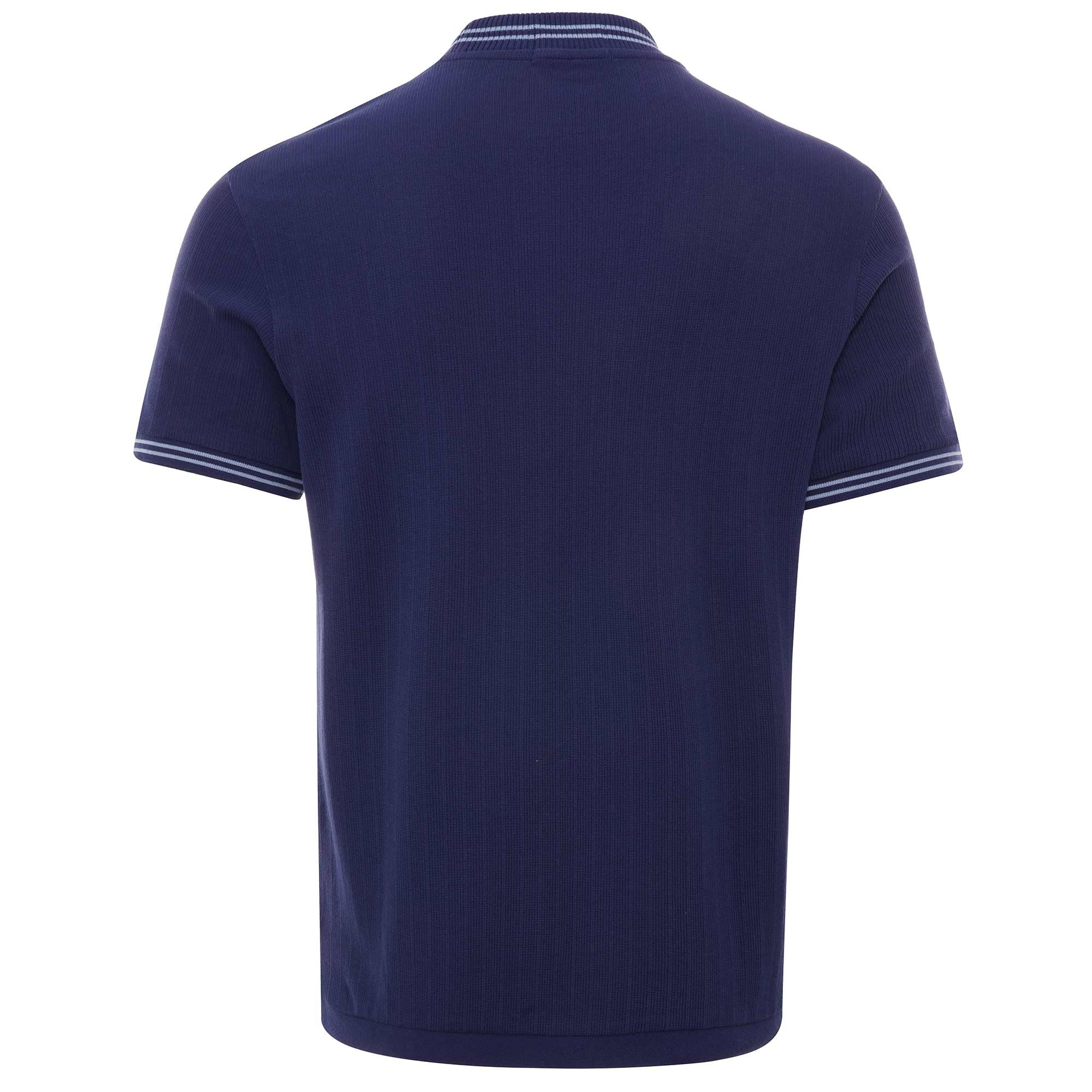 M7 Crew Neck Pique T-Shirt - French Navy