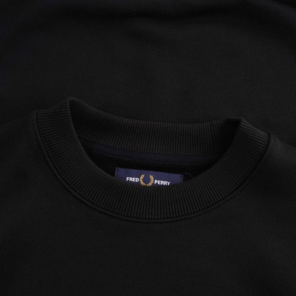 Crew Neck Sweatshirt - Black