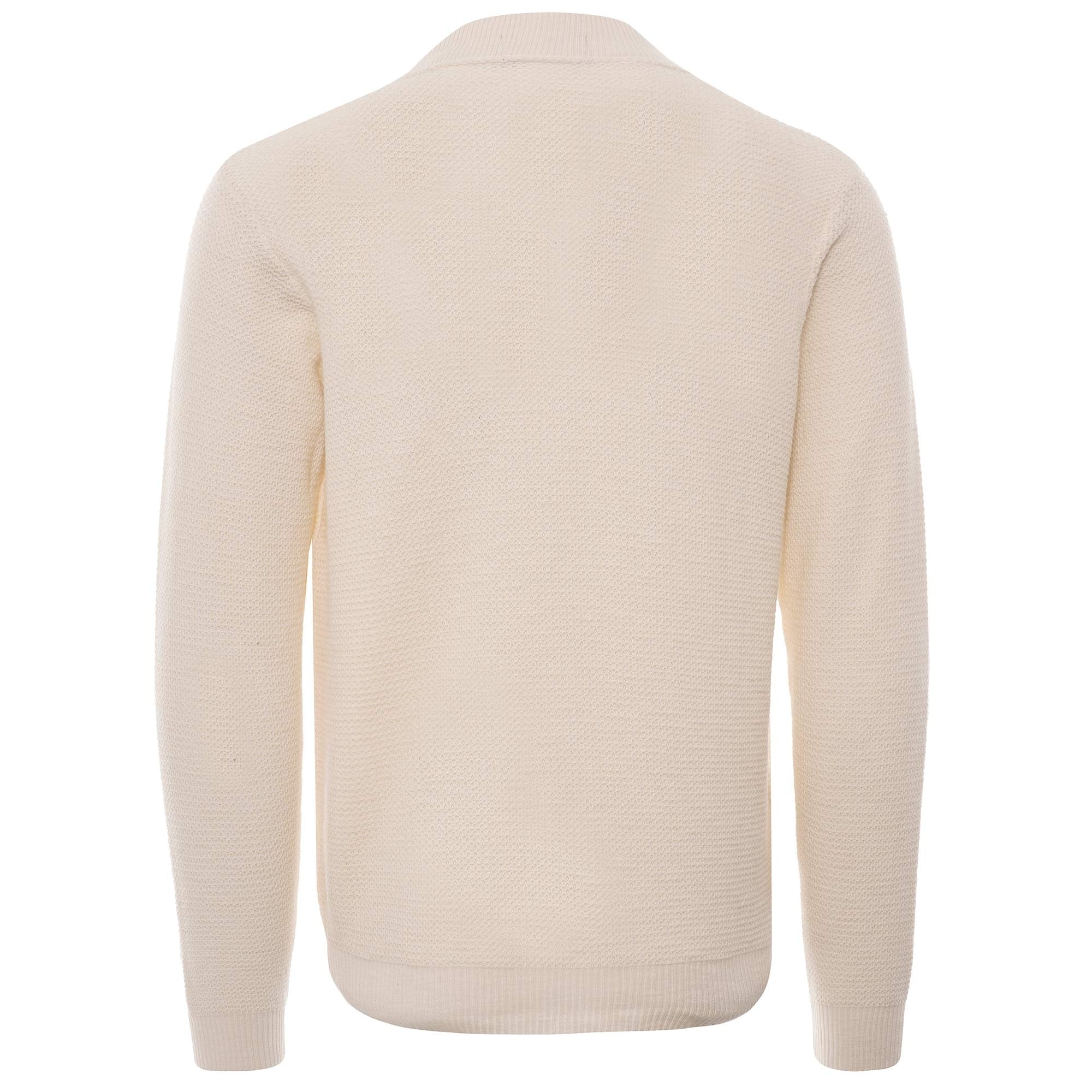 Woven Pocket Cardigan - Ecru
