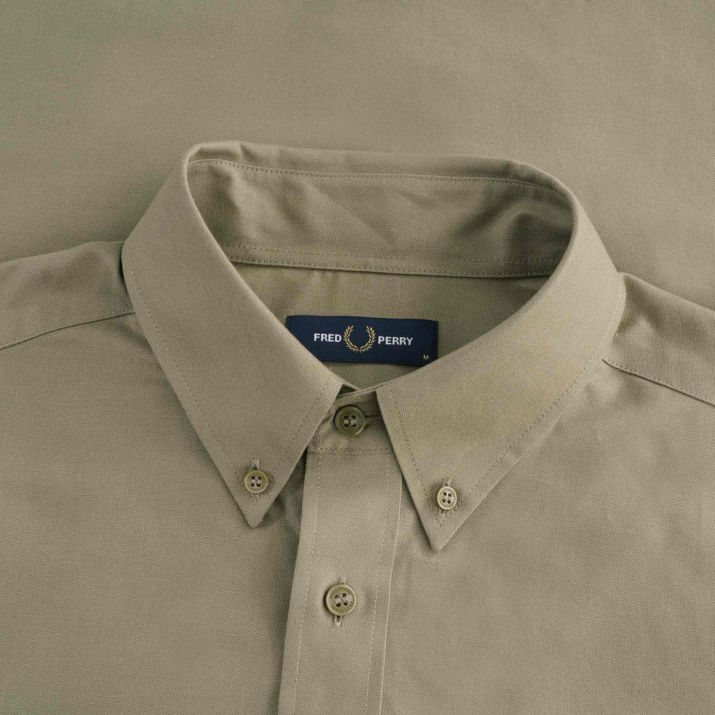 Short Sleeve Oxford Shirt - Sage