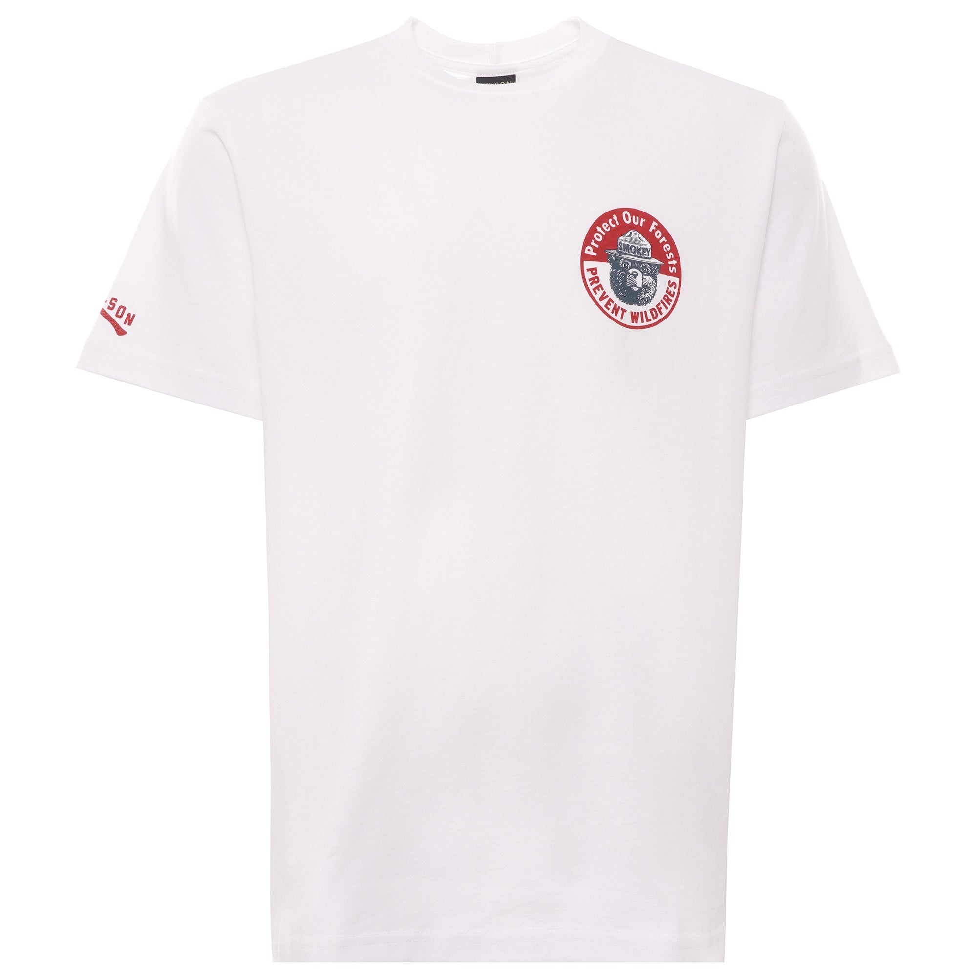 Smokey Bear Pioneer Graphic T-Shirt - White