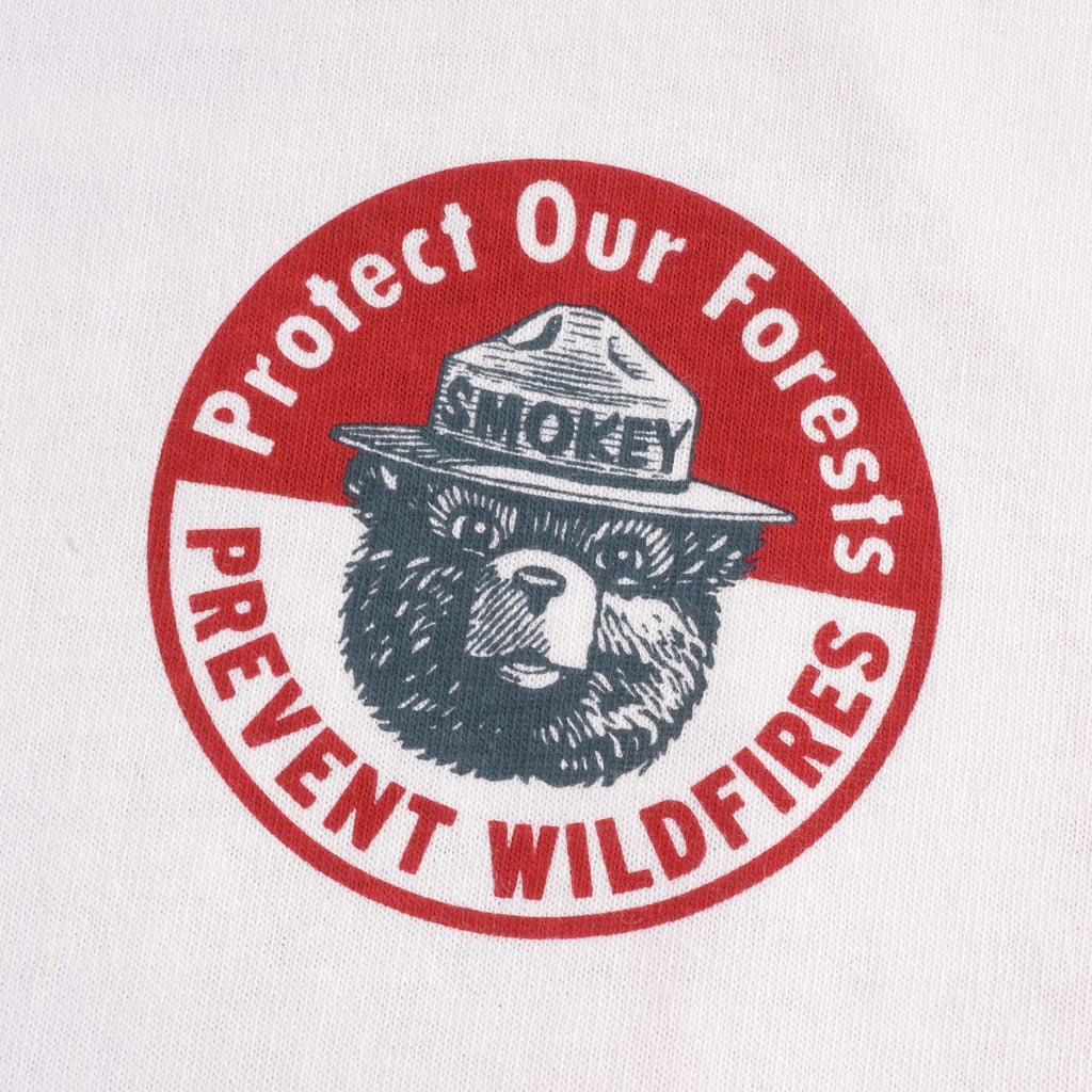 Smokey Bear Pioneer Graphic T-Shirt - White