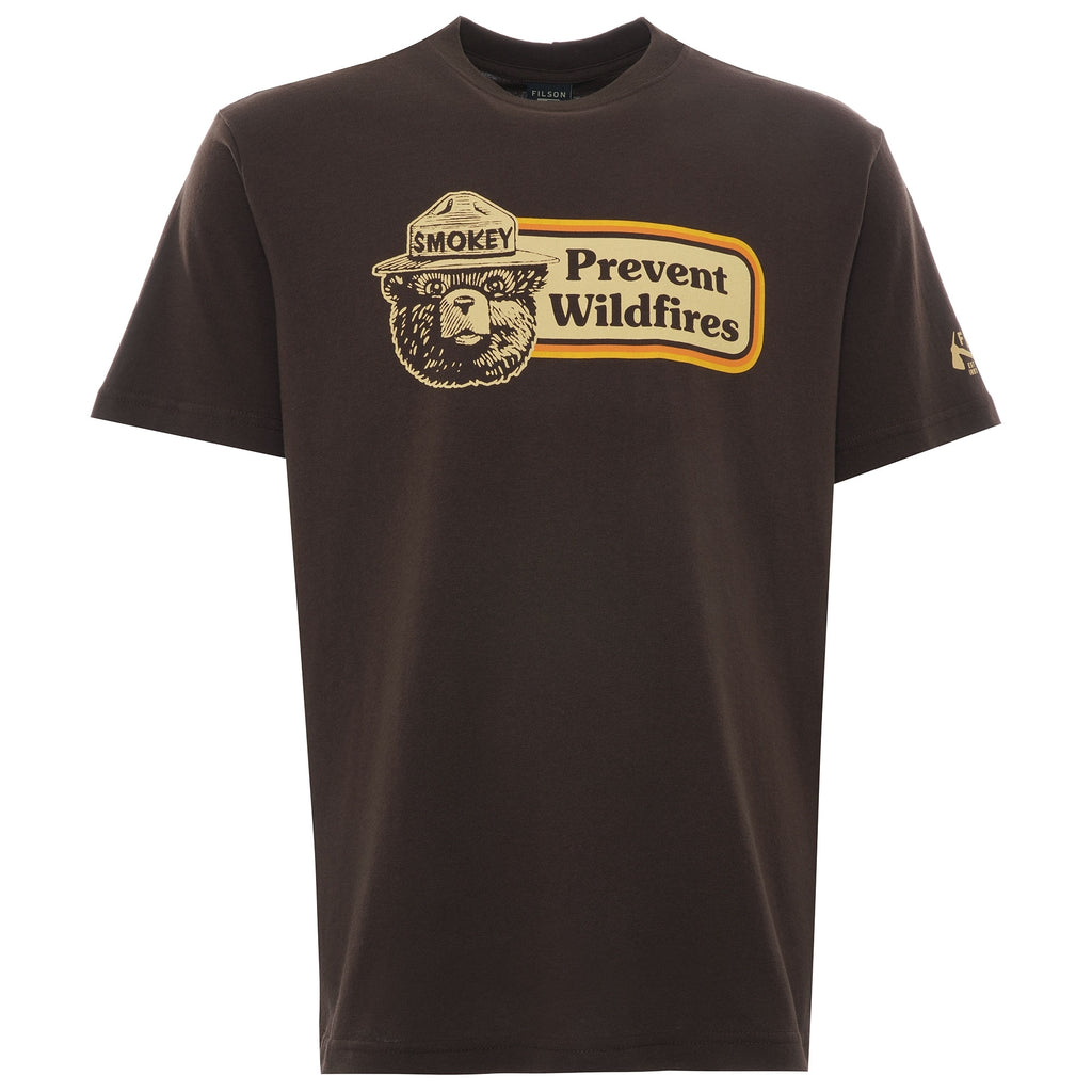 Smokey Bear Pioneer Graphic T-Shirt - Brown