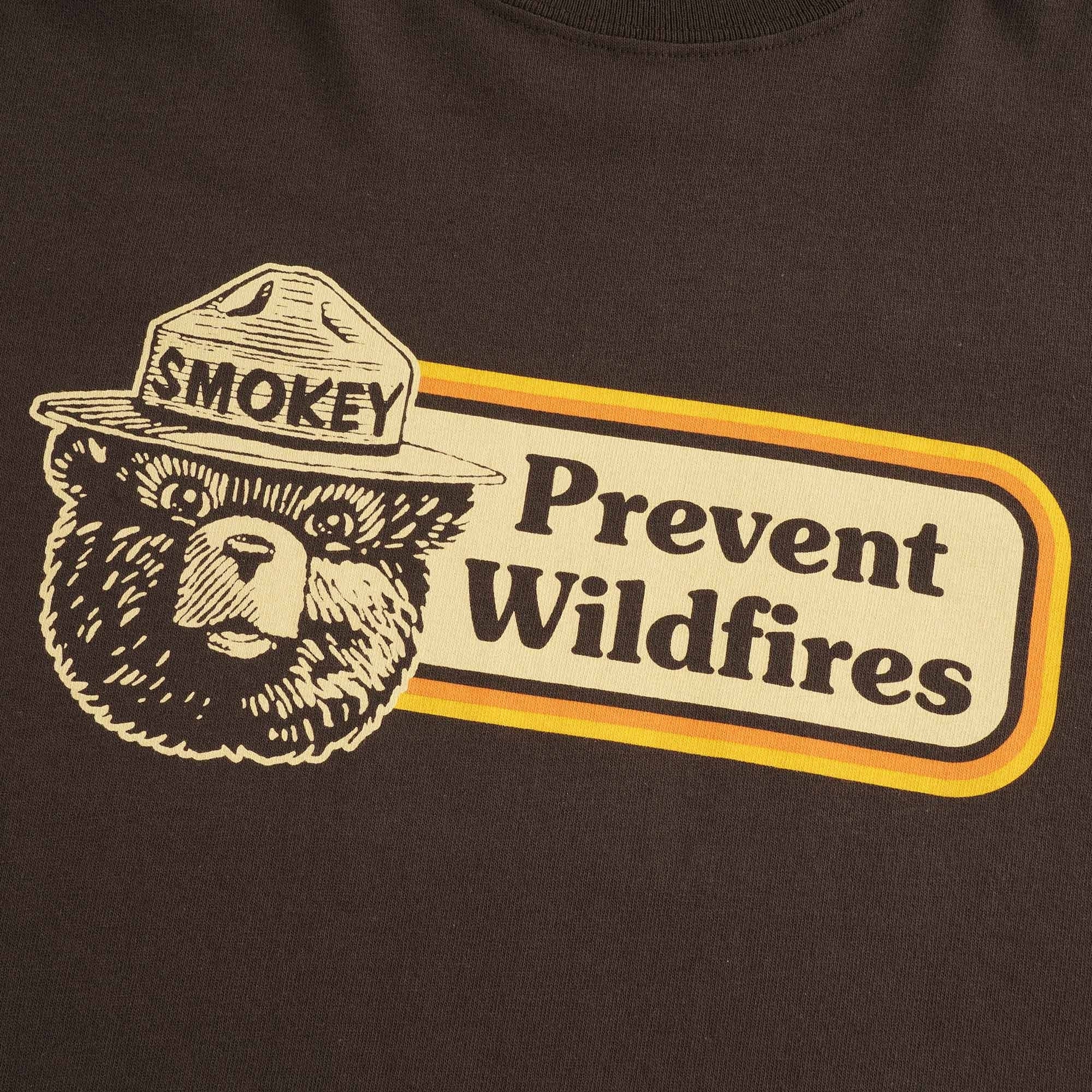 Smokey Bear Pioneer Graphic T-Shirt - Brown