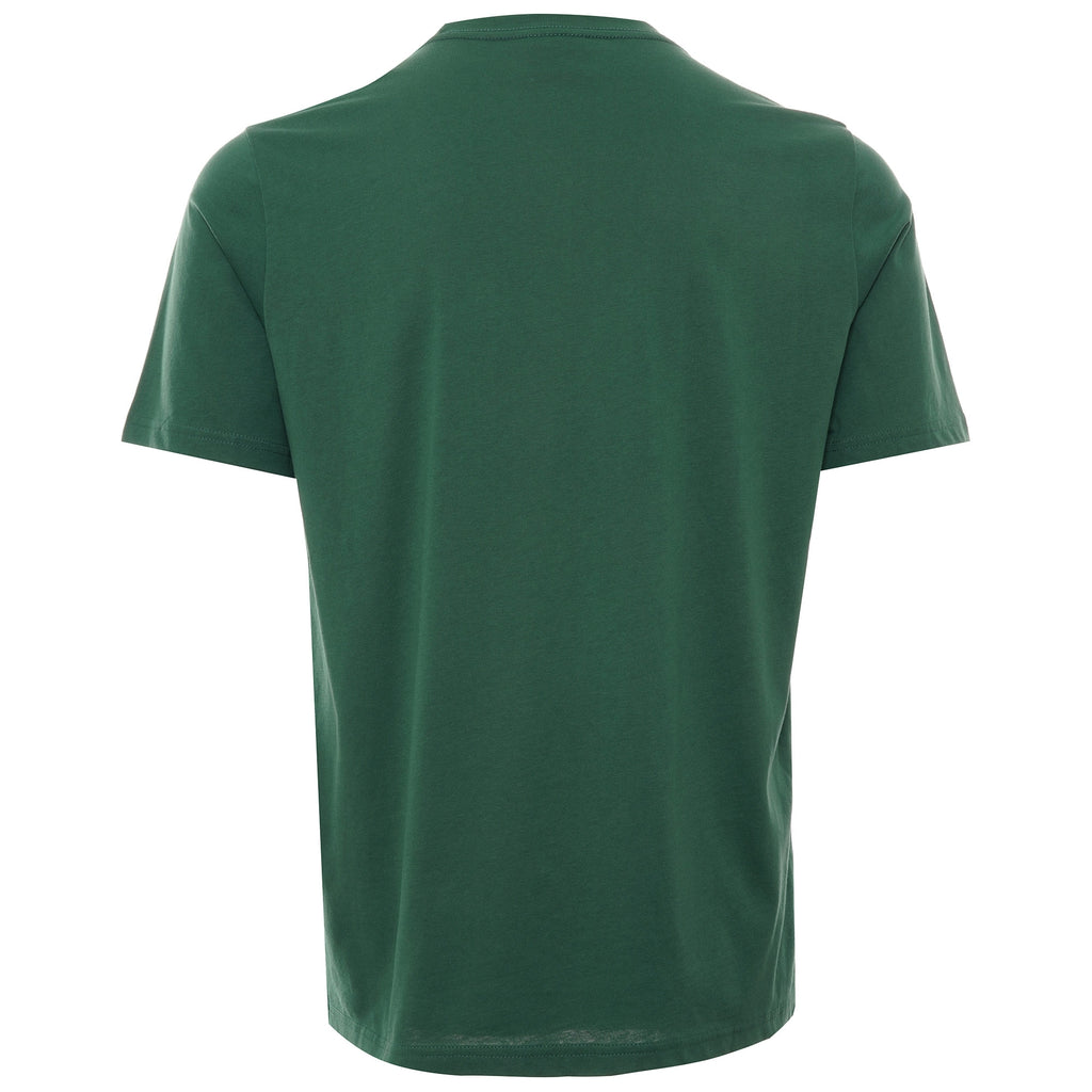 Organic-Cotton Zebra Logo T-Shirt - Green