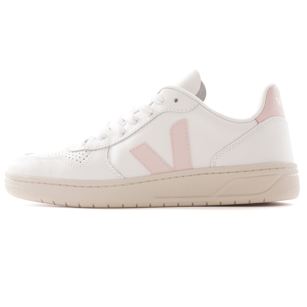 Womens V-10 Leather - White/Petale