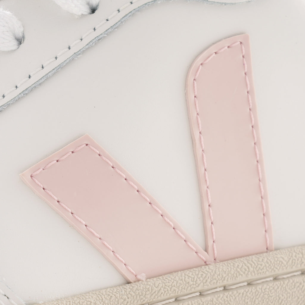 Womens V-10 Leather - White/Petale