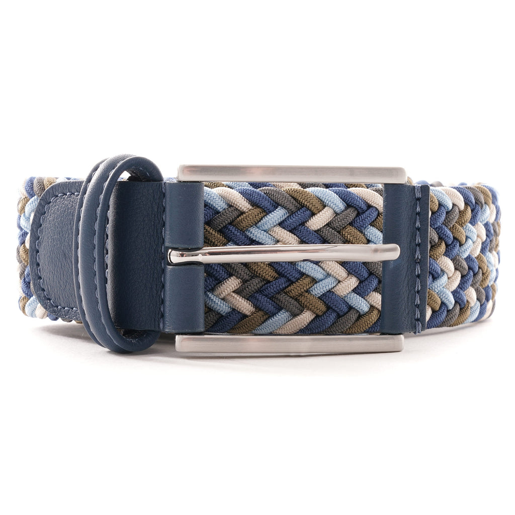 Anderson's Belts Woven Belt - Multi/Blue
