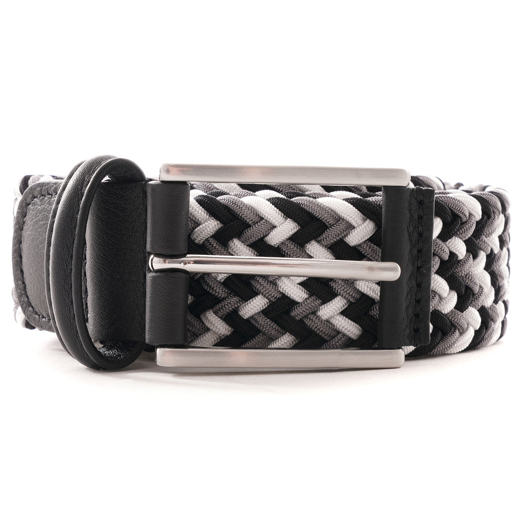 Woven Belt - Black/Grey