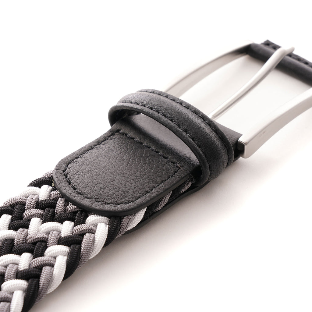 Woven Belt - Black/Grey