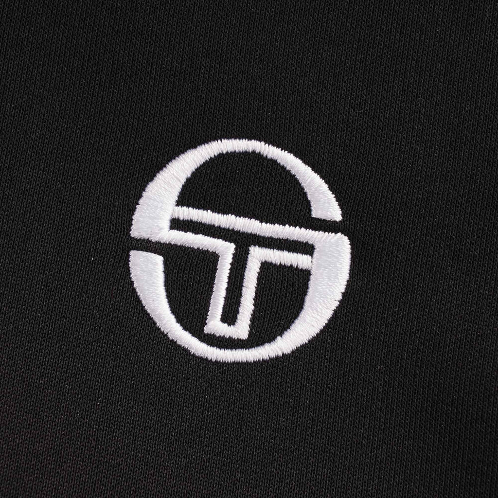 Sammy Track Top - Black/Charcoal Grey/ White
