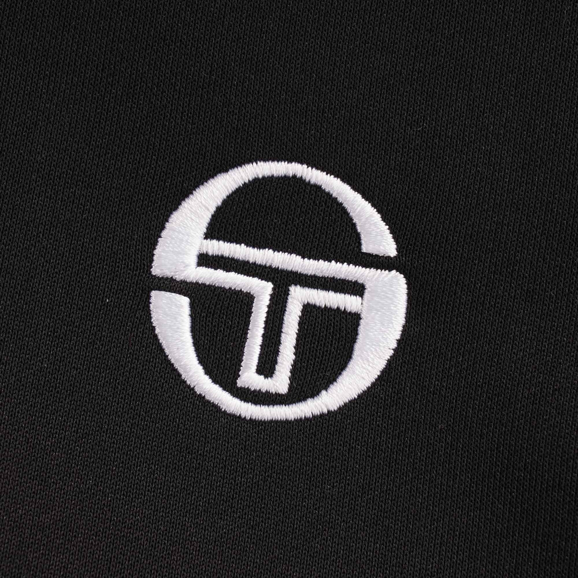 Sammy Track Top - Black/Charcoal Grey/ White