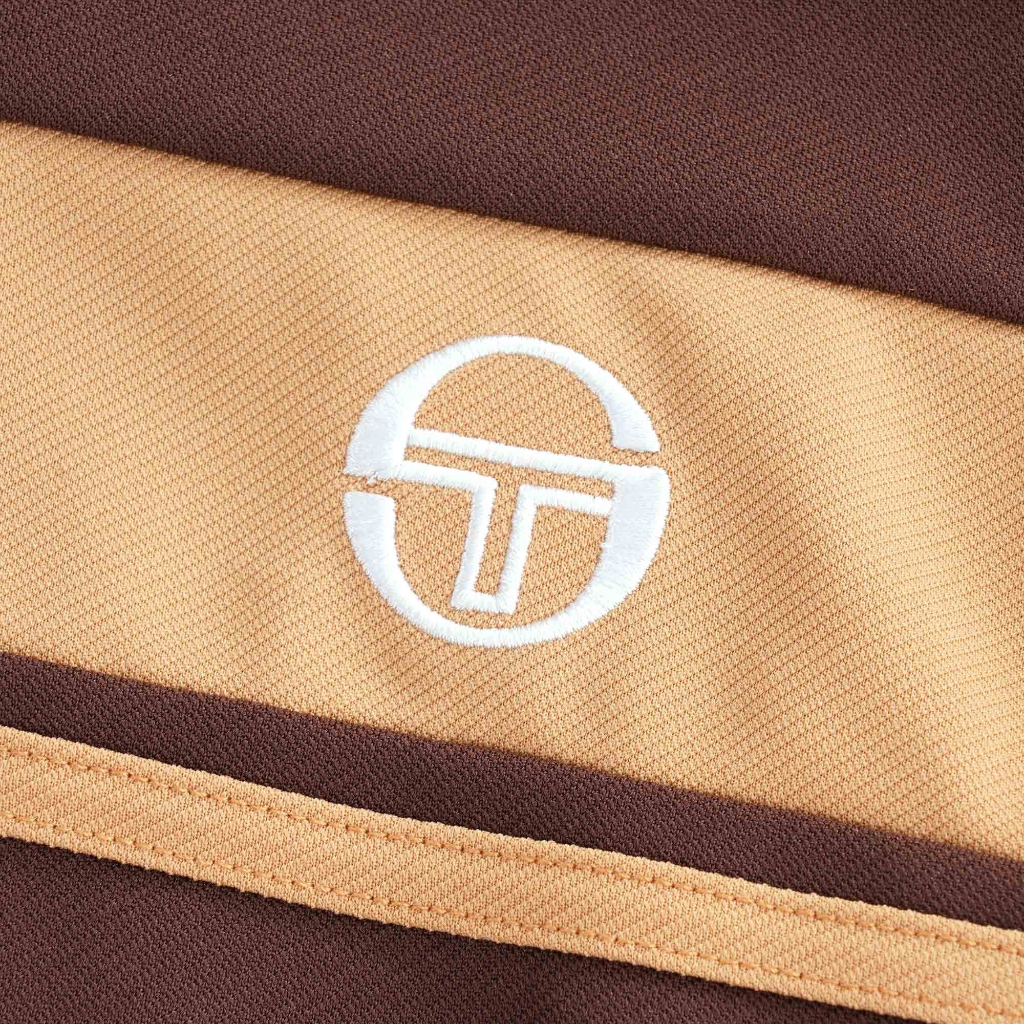 Damarindo Track Top - French Roast/Tan/White