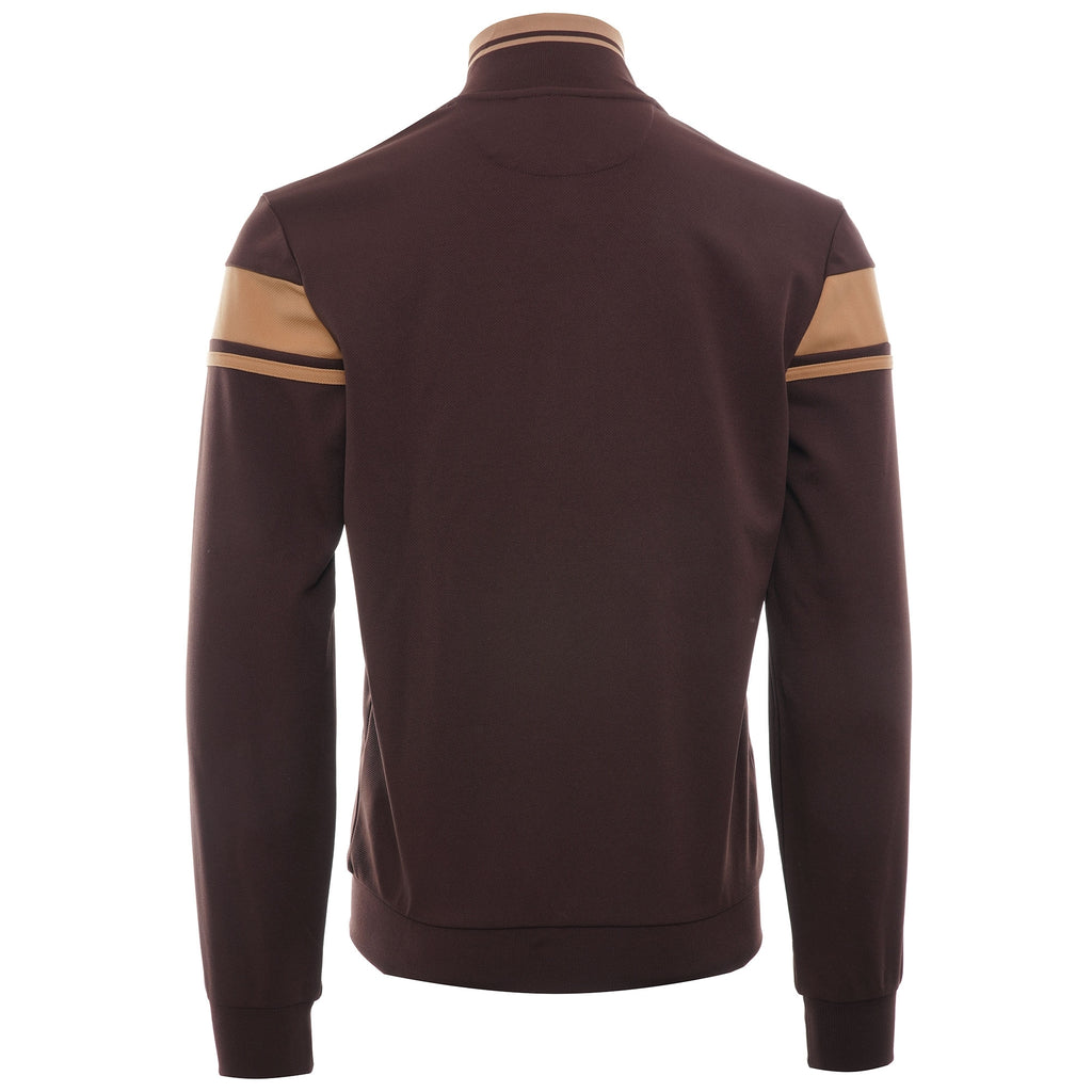 Damarindo Track Top - French Roast/Tan/White