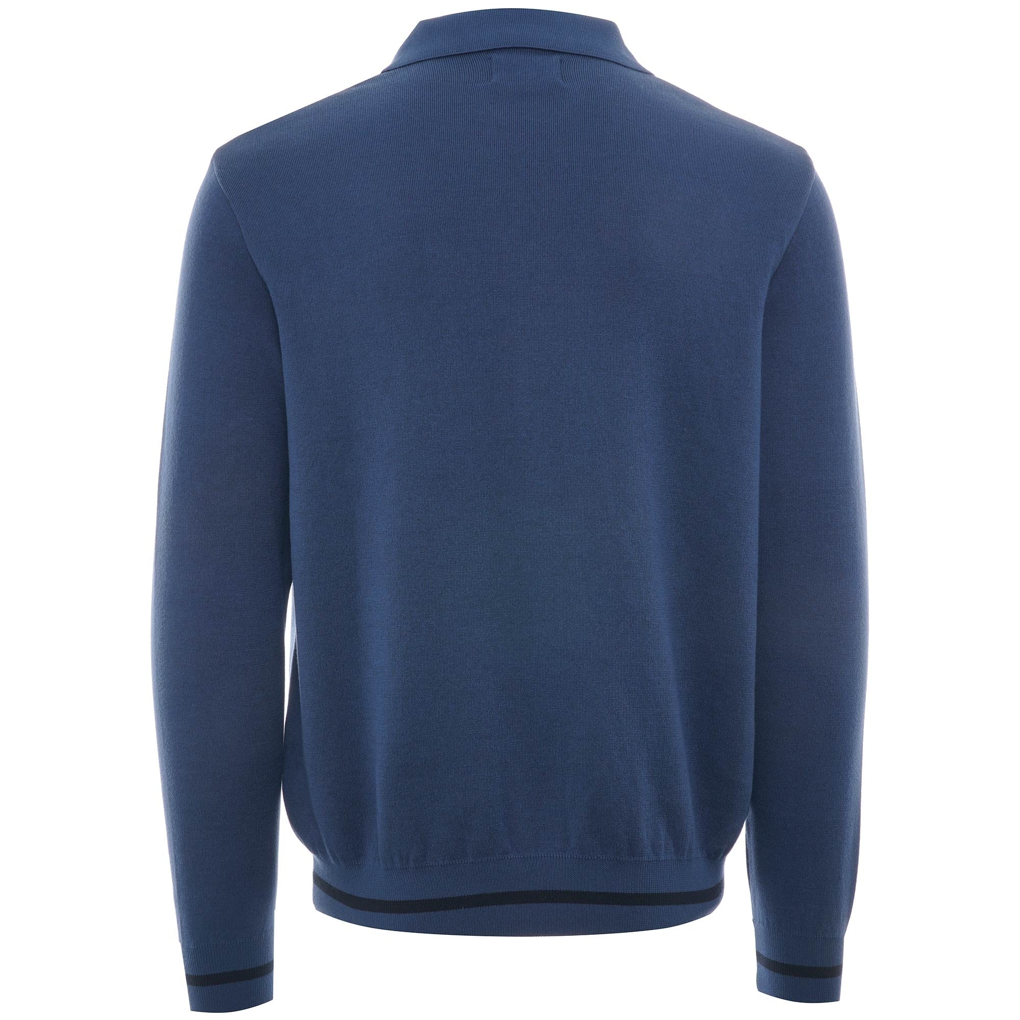 Aleck Knitted Button Cardigan - Blue