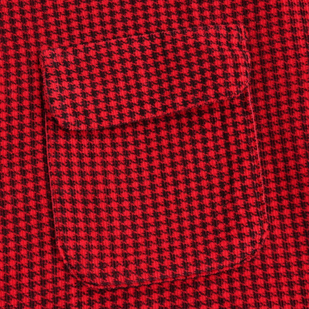 Deluxe Check Shirt - Red Dogtooth
