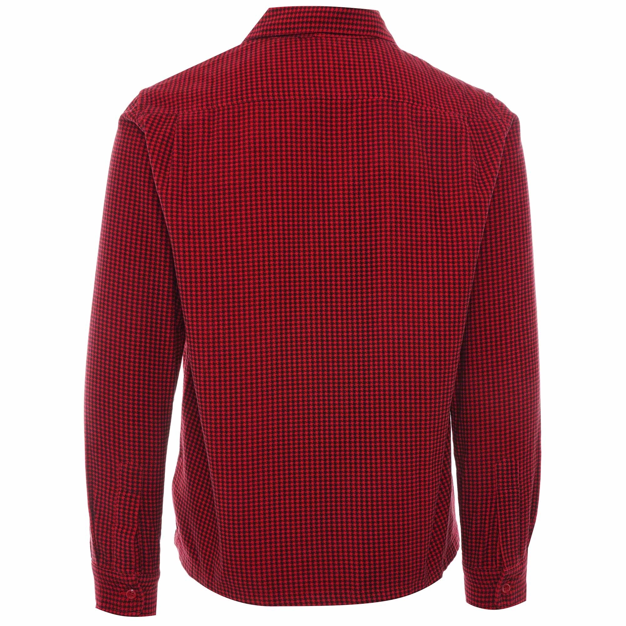 Deluxe Check Shirt - Red Dogtooth