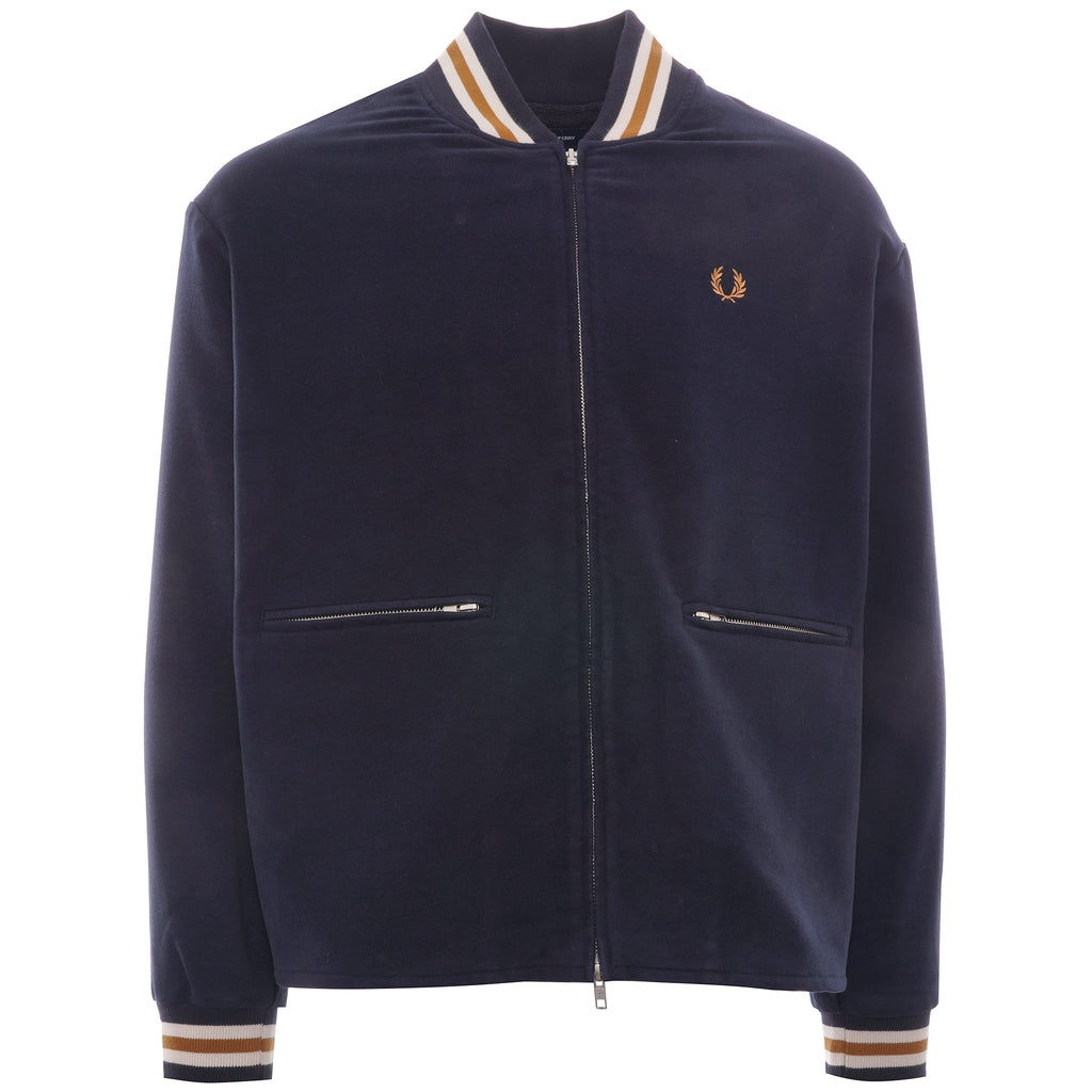 Towel Bomber Jacket - Navy