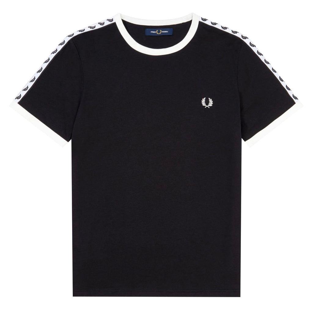 Tape Ringer Tee - Black