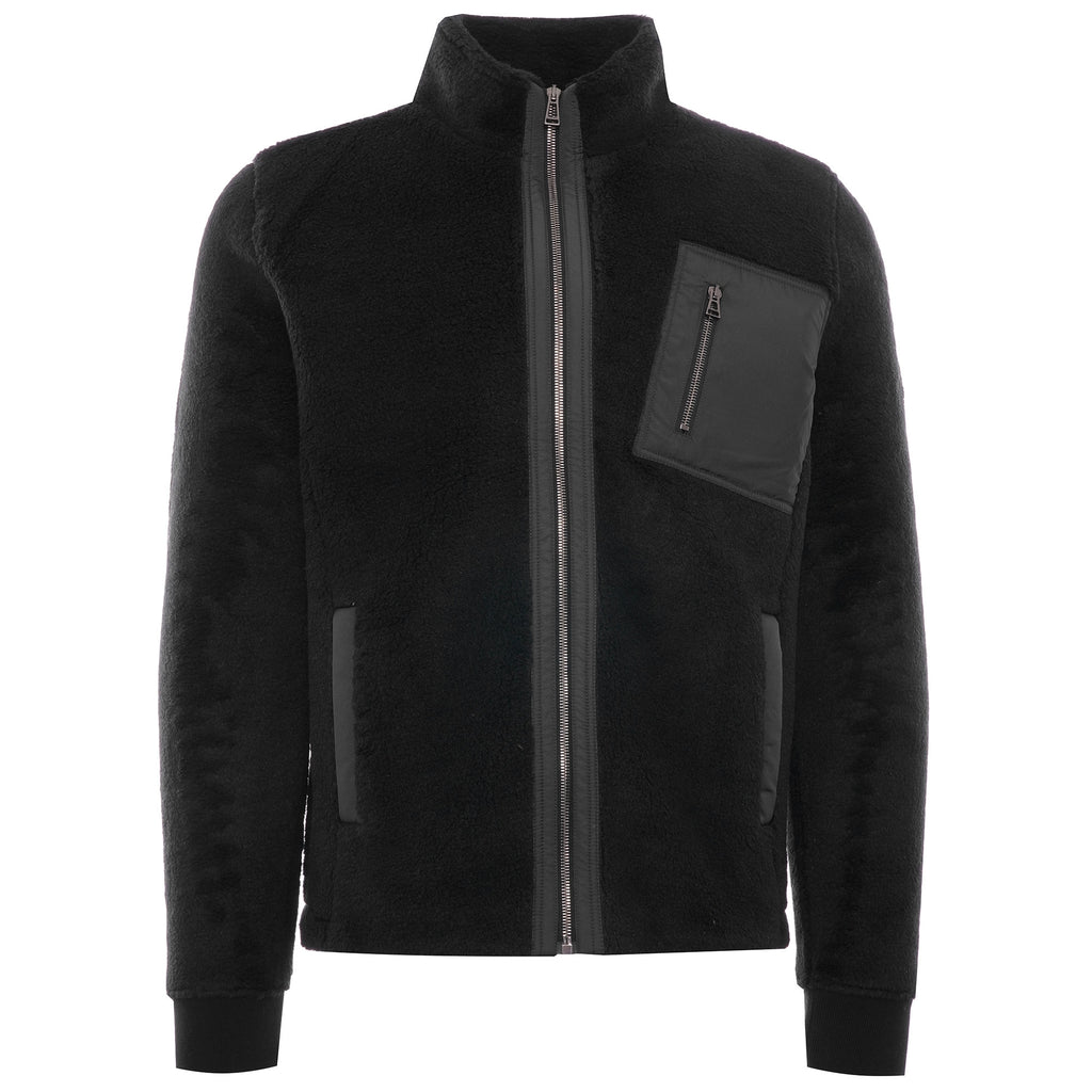 Herne Full Zip Fleece - Black