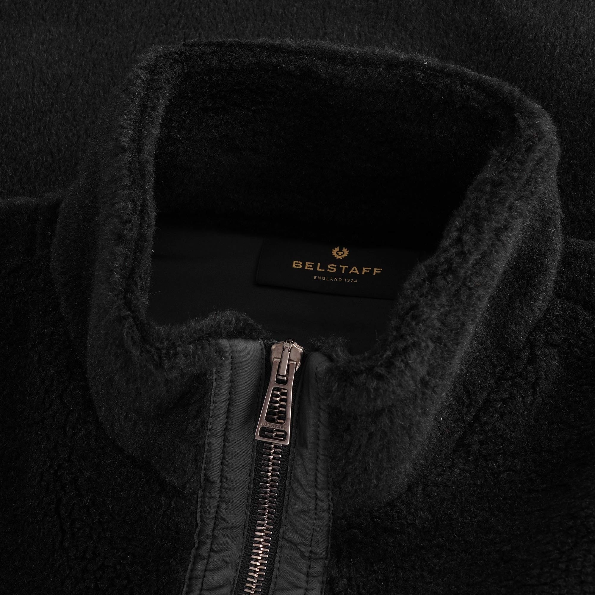 Herne Full Zip Fleece - Black