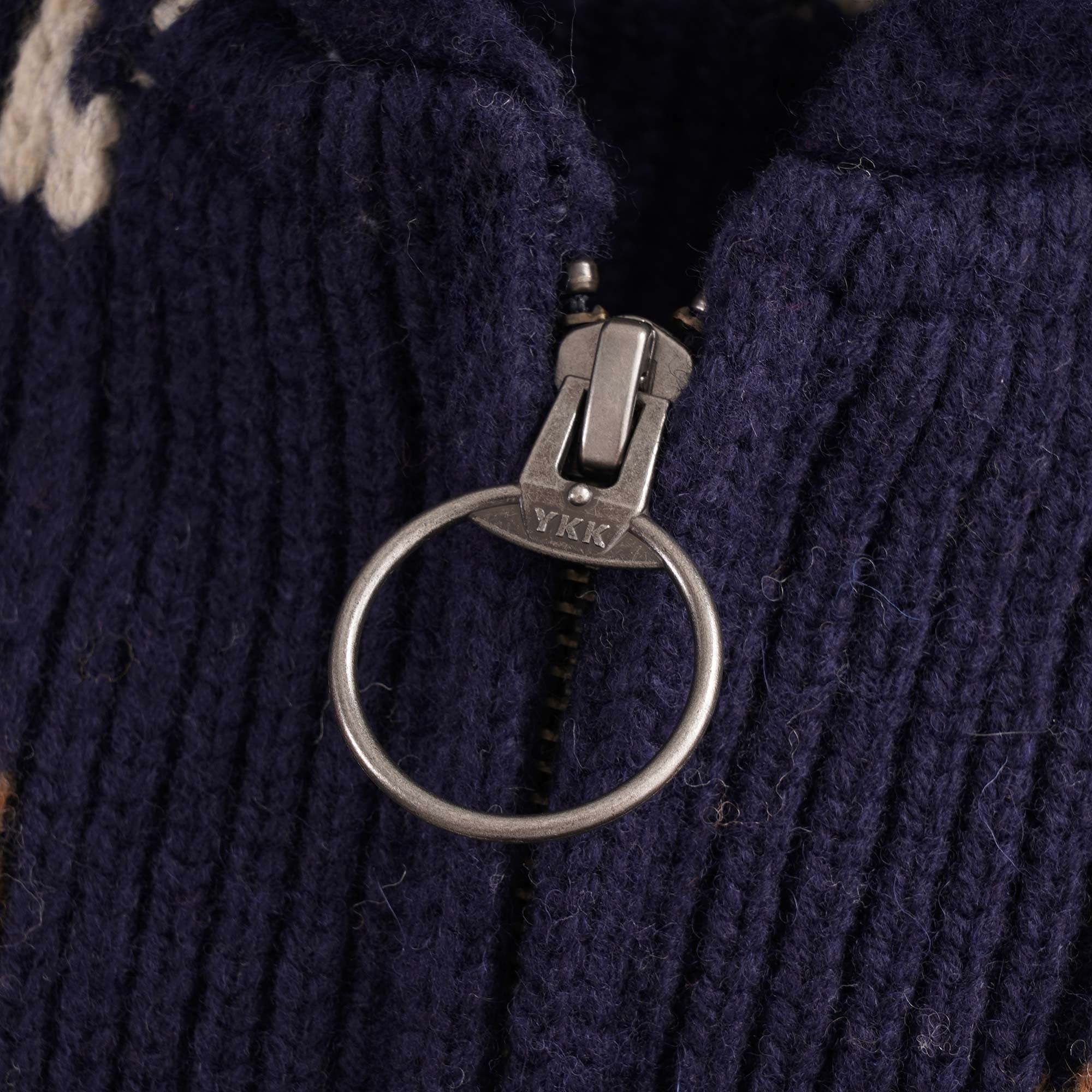 Westerley Cardigan - Navy/Brown