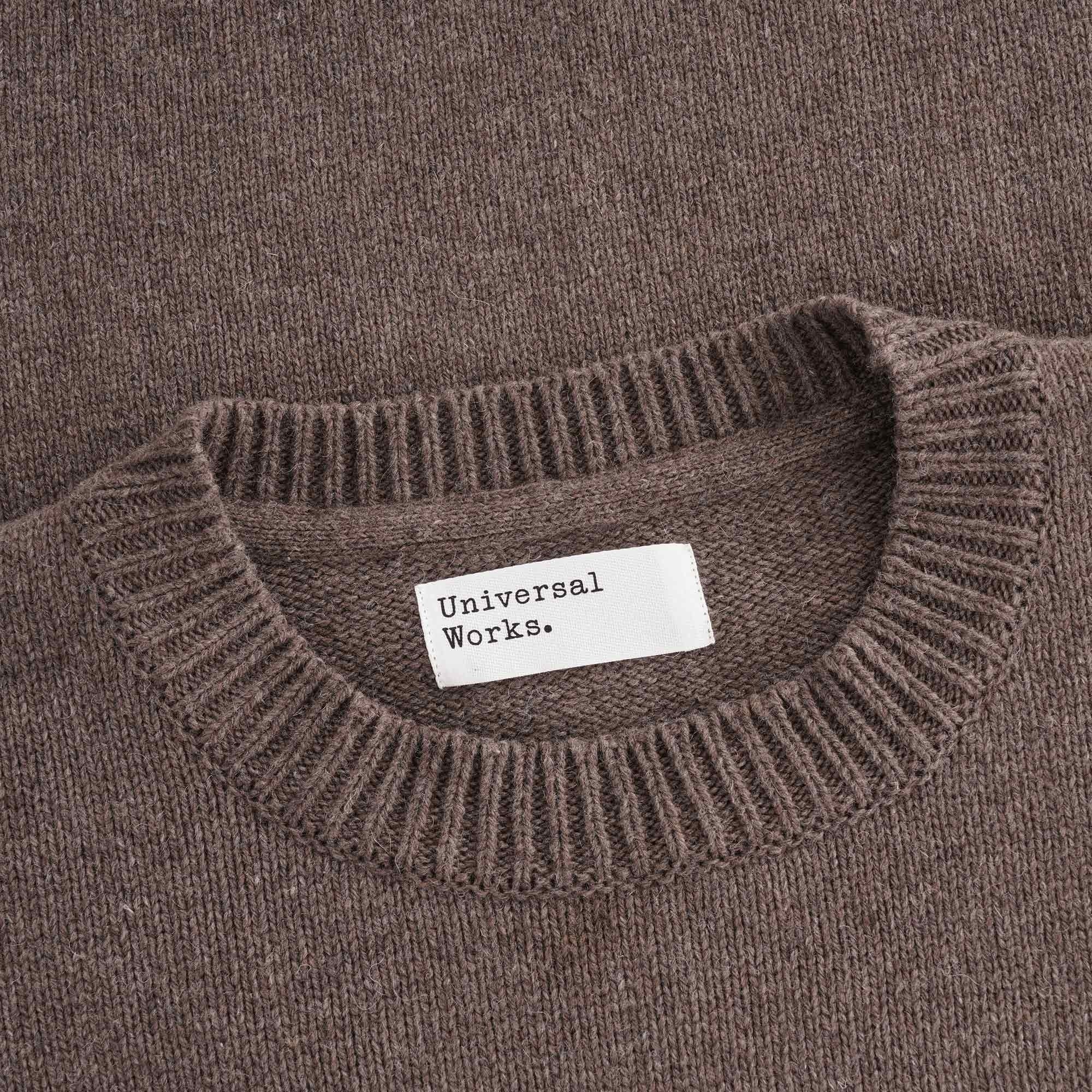 Loose Crew Recycled Wool - Light Brown