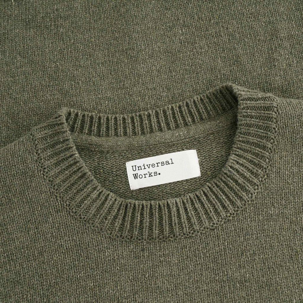 Loose Crew Recycled Wool - Cool Green