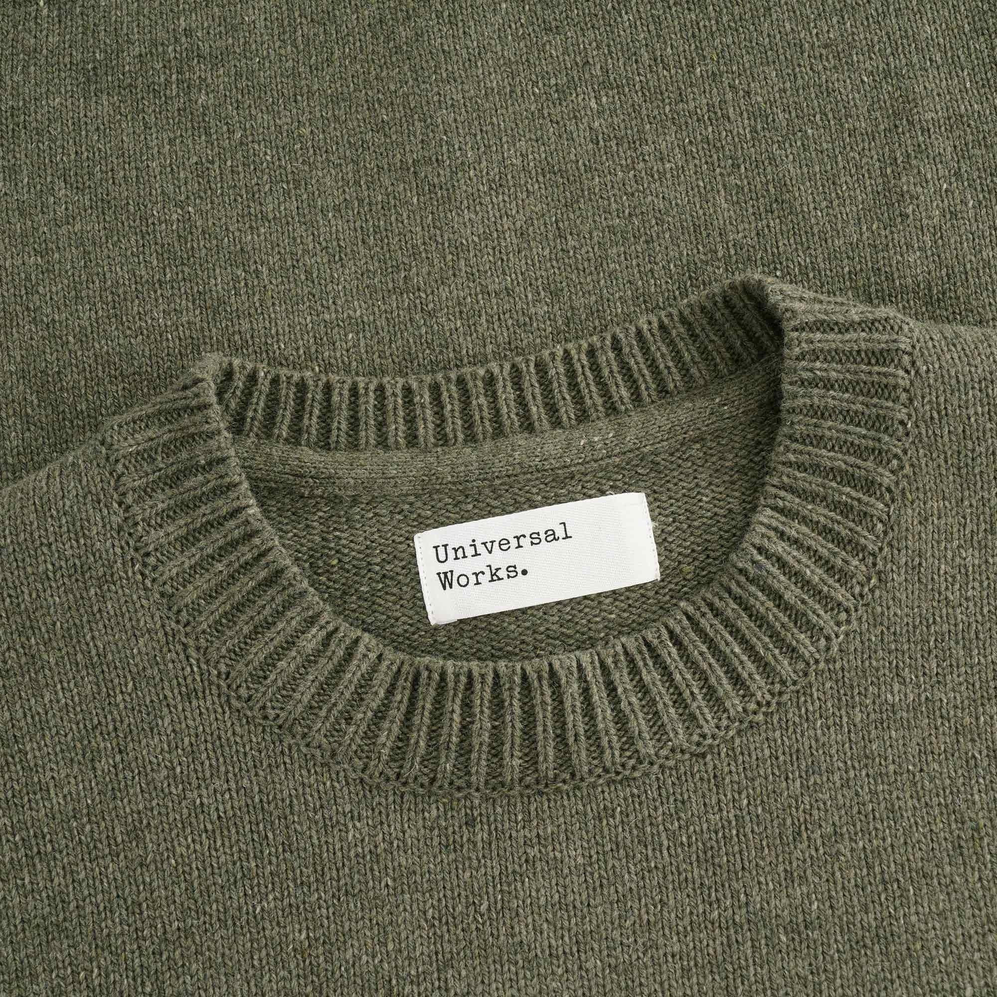 Loose Crew Recycled Wool - Cool Green