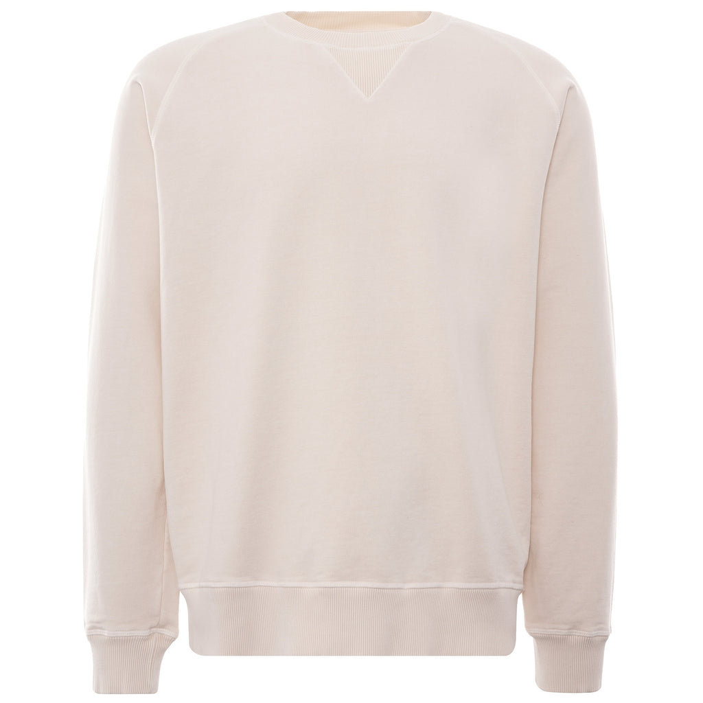 Embroidered Arrow Crew Sweatshirt - Natural