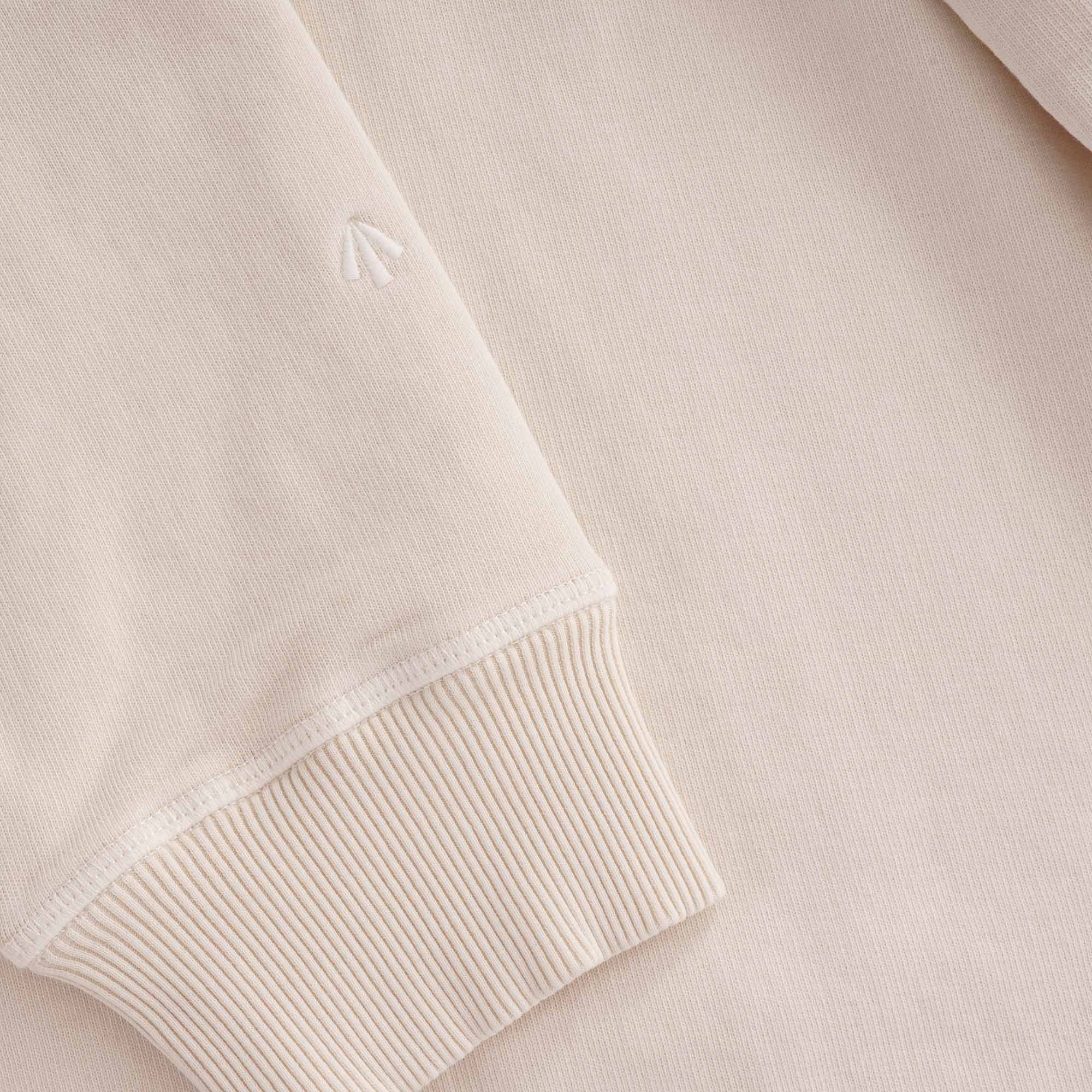 Embroidered Arrow Crew Sweatshirt - Natural