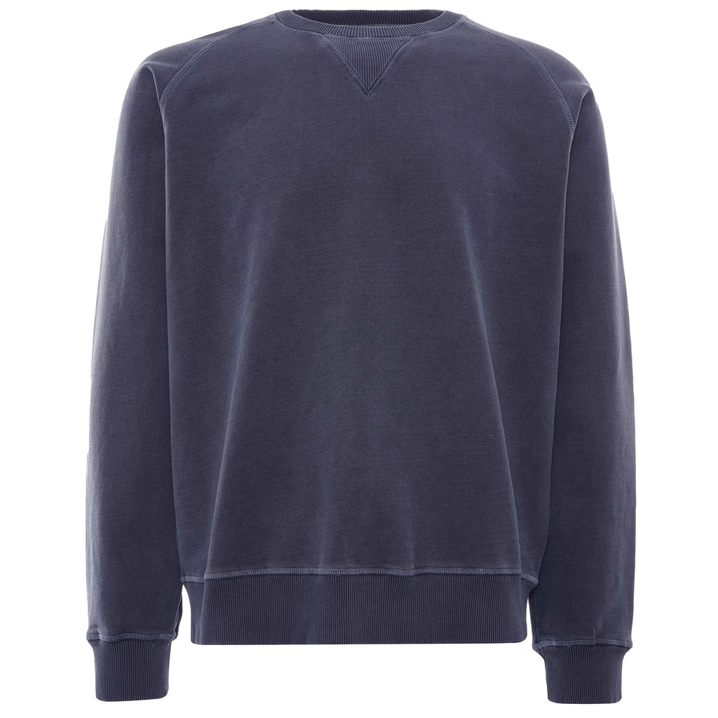 Embroidered Arrow Crew - Black Navy