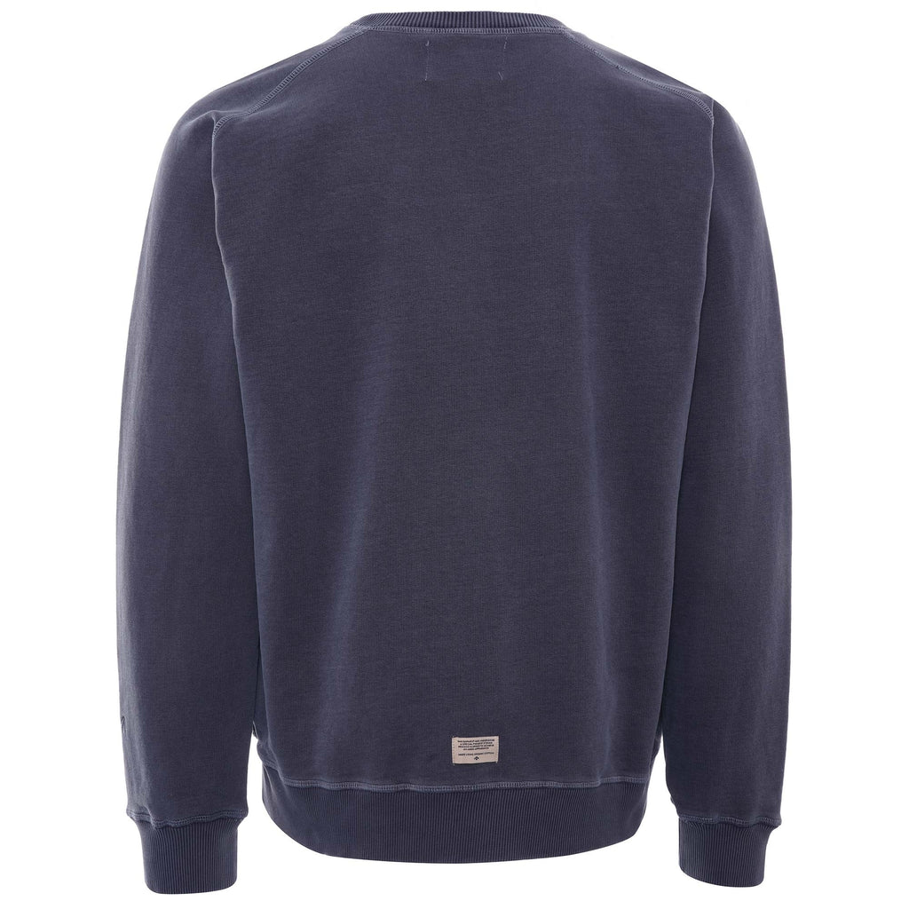 Embroidered Arrow Crew - Black Navy