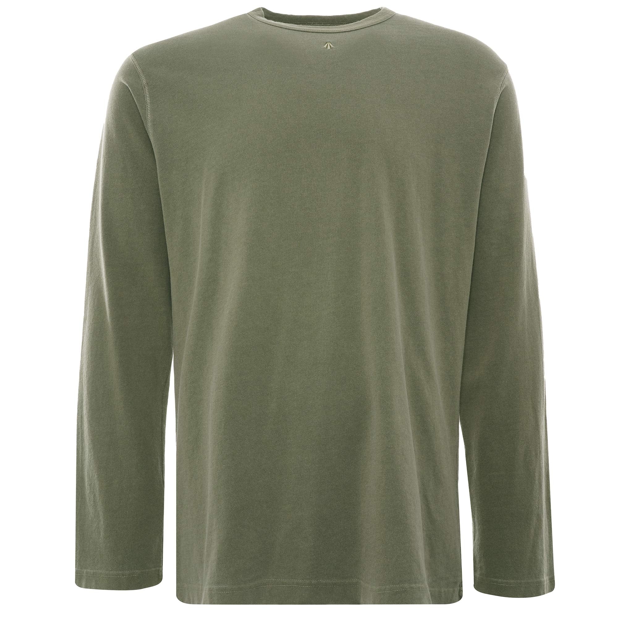 Embroidered Arrow Long Sleeve Tee - Army