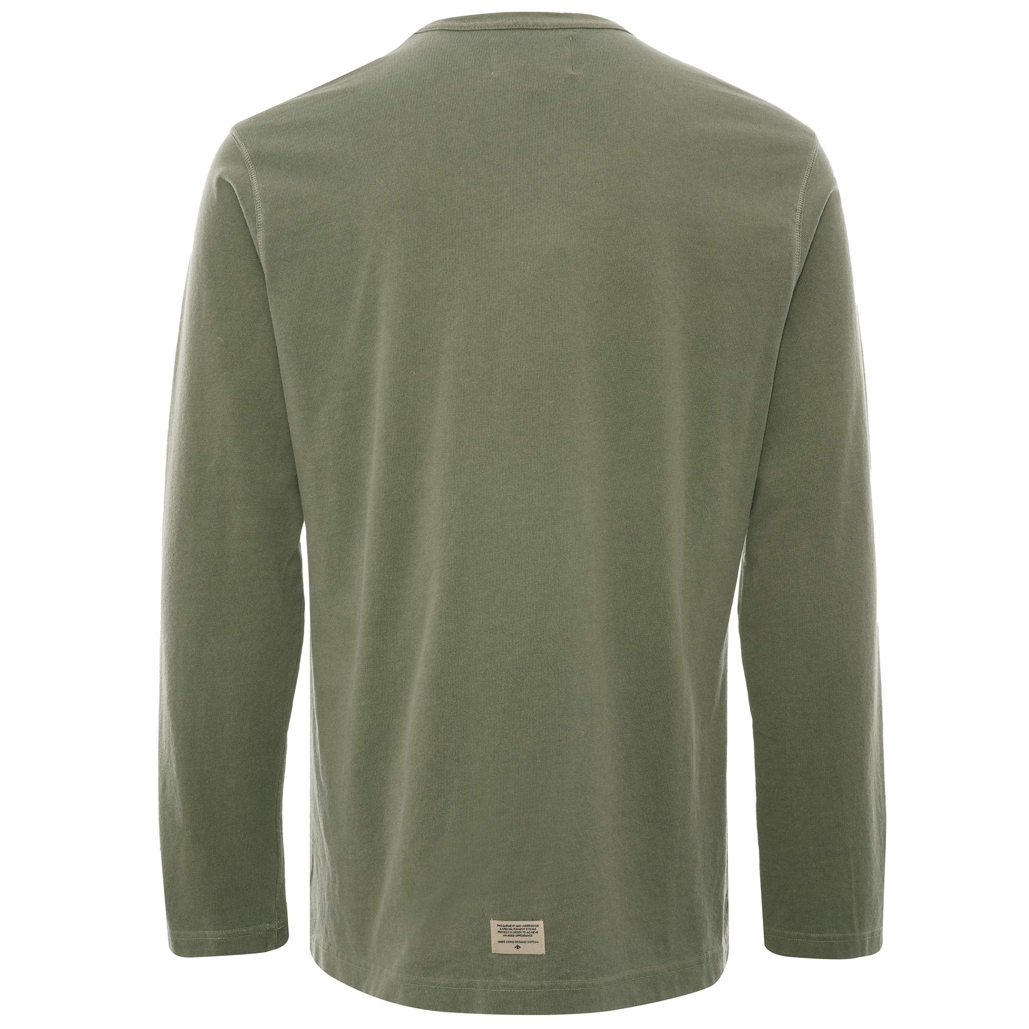 Embroidered Arrow Long Sleeve Tee - Army