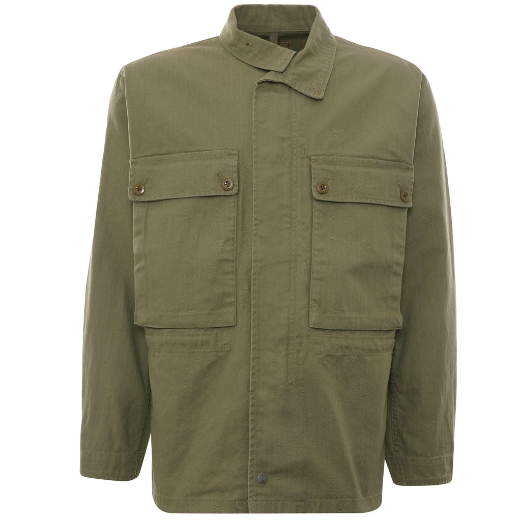 Zip Military Jacket - Green